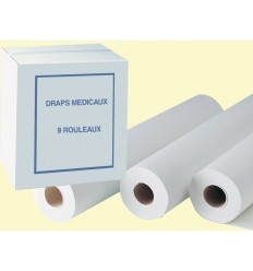 Drap d'examen Gaufré blanc 50 cm