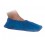 Sur-chaussure plastique bleu en boîte de 50