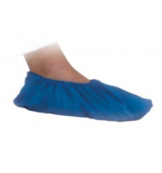 Sur-chaussure plastique bleu en boîte de 50