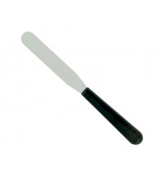 Spatule Acier Inox manche bois fonçé