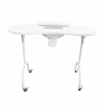 TABLE MANUCURE PLIANTE avec aspirateur - Planet Esthetic