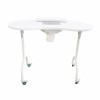 Table de manucure portable et pliante équipée d'un aspirateur