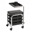 Tabouret de manucure en Noir "Brevis"