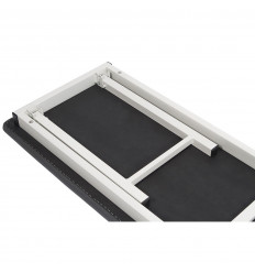 Table de massage fixe en hauteur et pieds pliables "Soma"