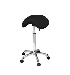 Tabouret selle de cheval "ORGANIC" Noir