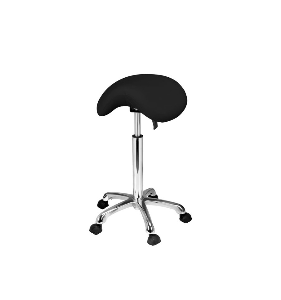 Tabouret selle de cheval ORGANIC Noir