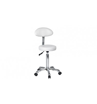 Tabouret "Fast +" avec dossier de dessin ergonomique